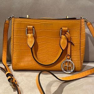 HENRI BENDEL leather bag in orange
